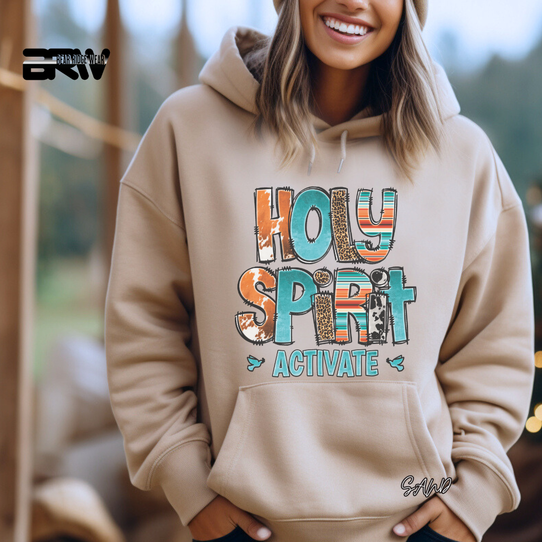 'Holy Spirit Activate' Faith Hoodie