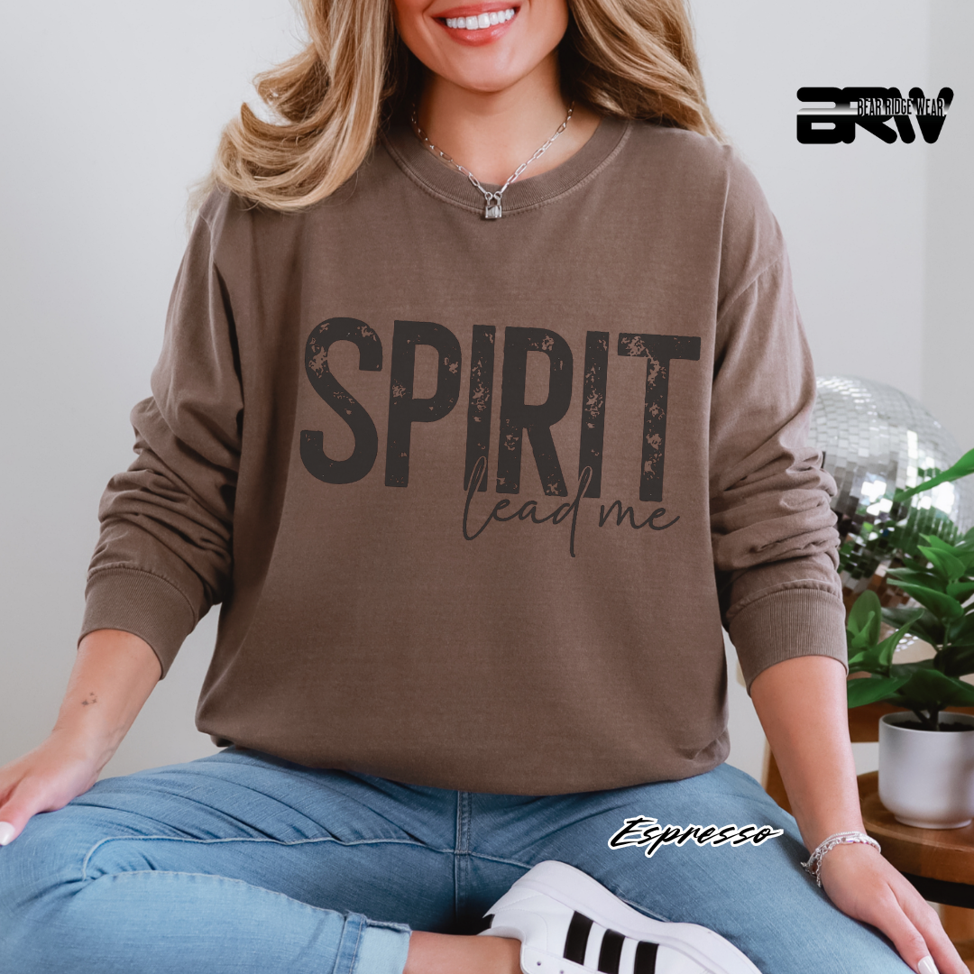 'Spirit Lead Me' Long-Sleeve Faith Tee