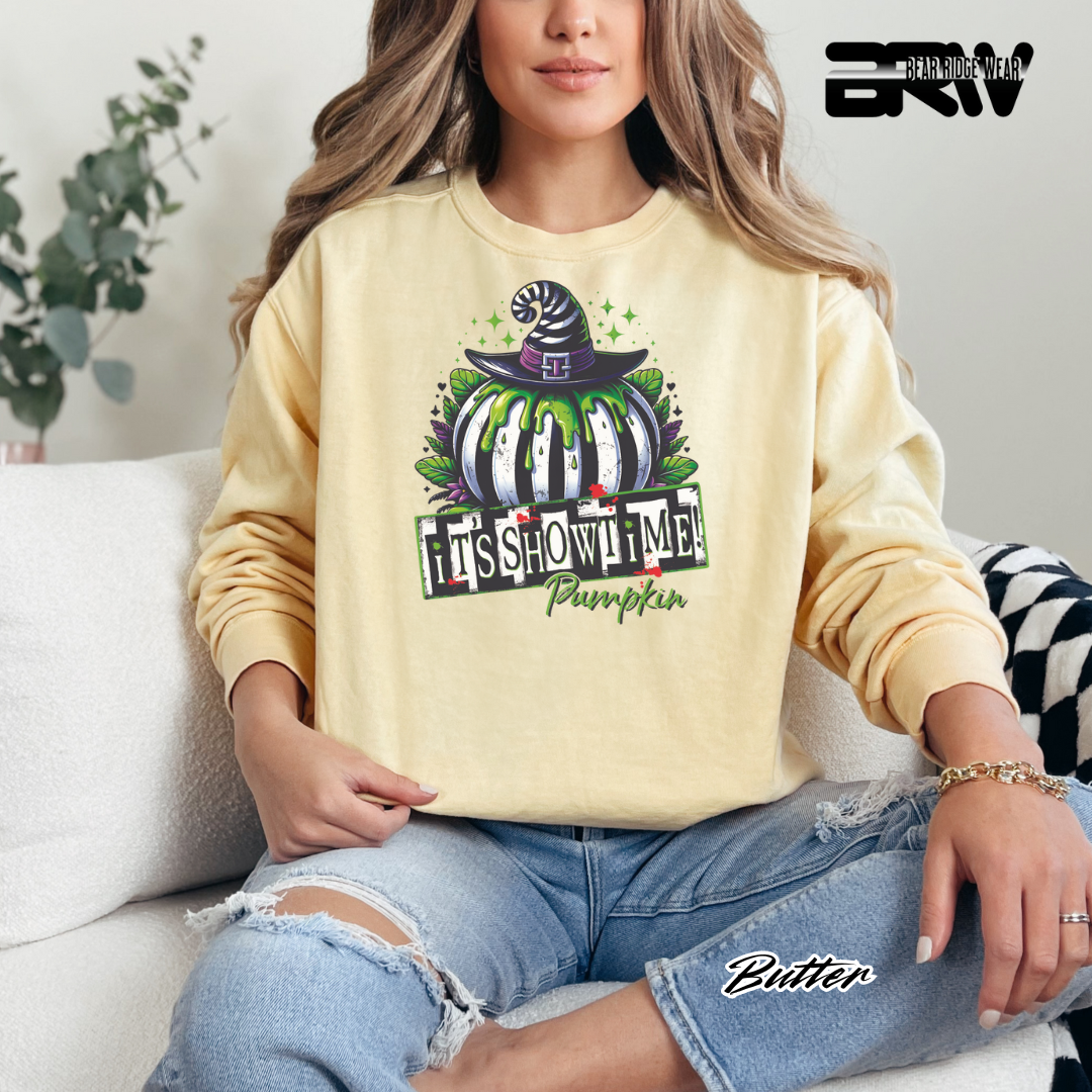 'Its Showtime' Fall Crewneck Sweatshirt