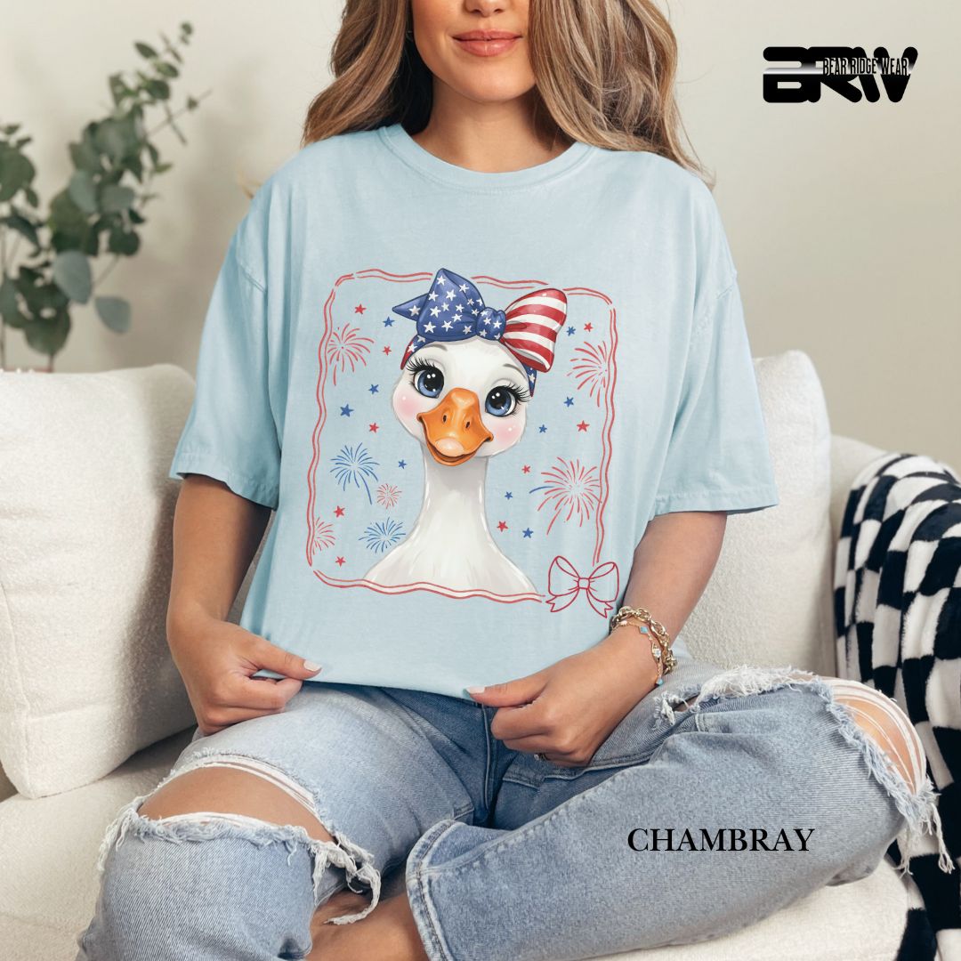 Goose-Girl- Patriotic Tee