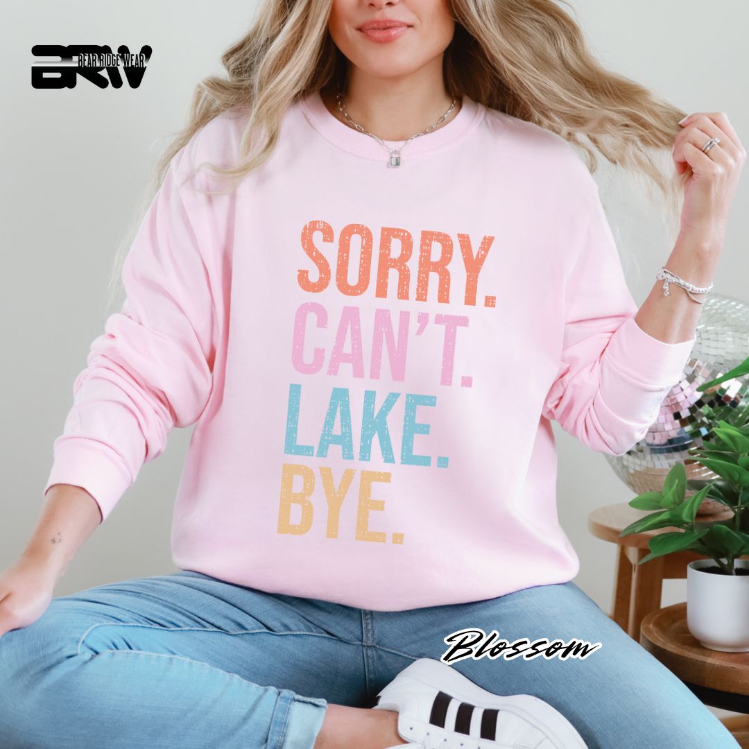 'Sorry Can't Lake Bye' Summer Long Sleeve Tee
