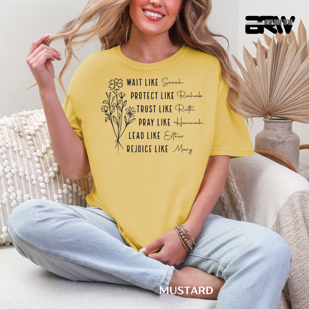 'Women Of Bibile with Sleeve' Faith Tee