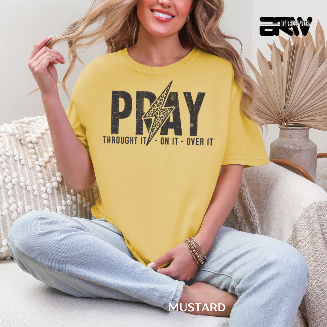 'Pray-Thought it On It' Faith Tee