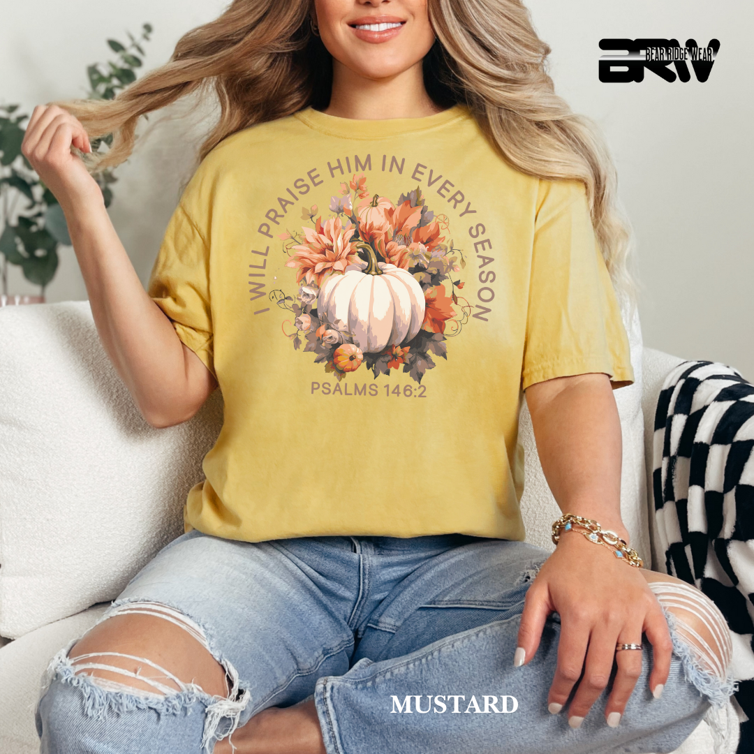 'I Will Praise Him' Fall Tee