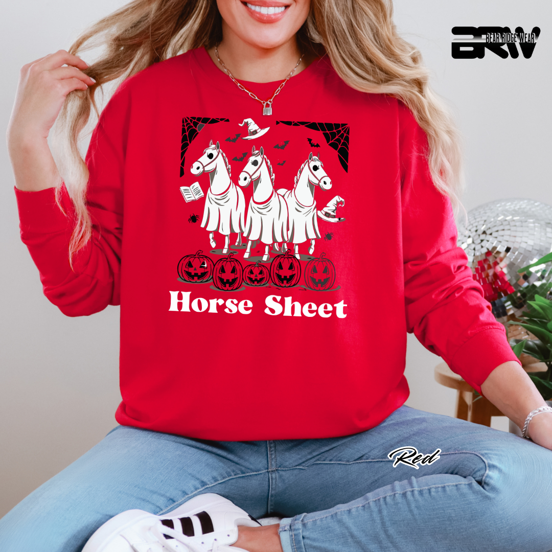 'Horse Sheet' Fall Long-Sleeve Tee
