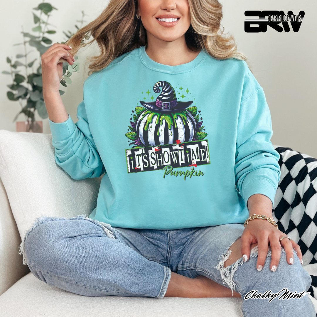 'Its Showtime' Fall Crewneck Sweatshirt