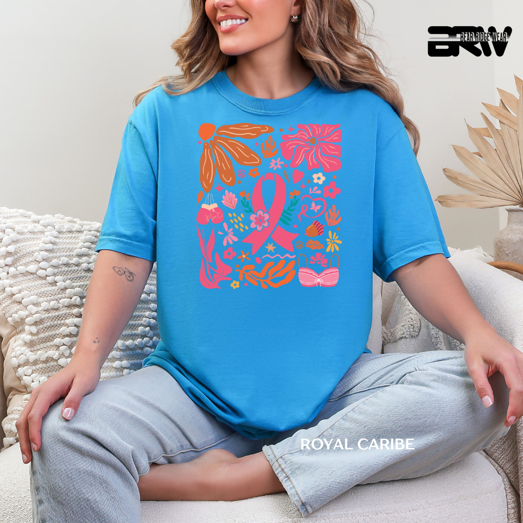 'Breast Cancer Boho' Awareness Tee
