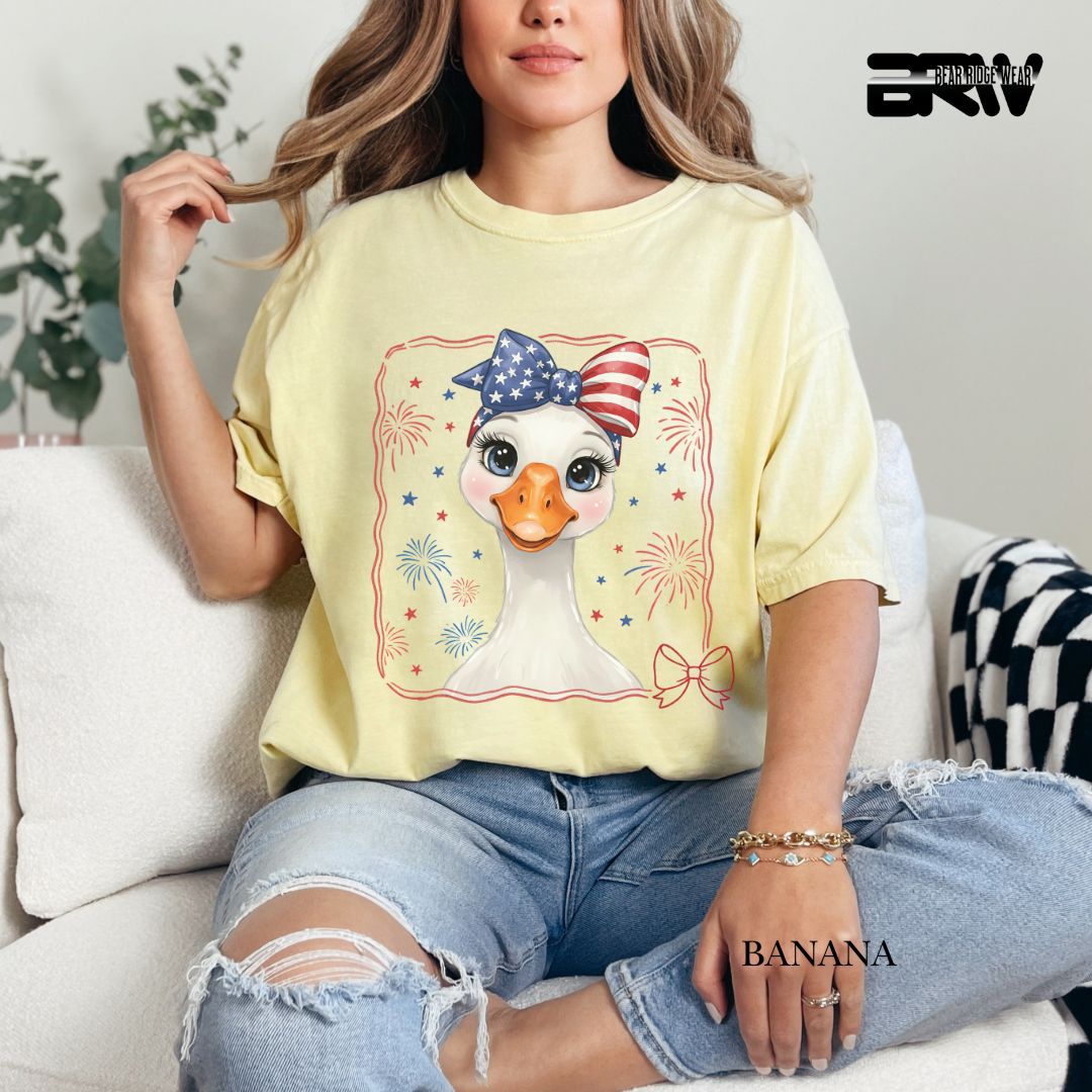 Goose-Girl- Patriotic Tee