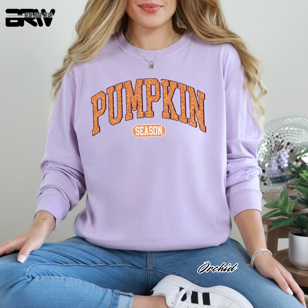 'Pumpkin Season' Fall Long-Sleeve Tee