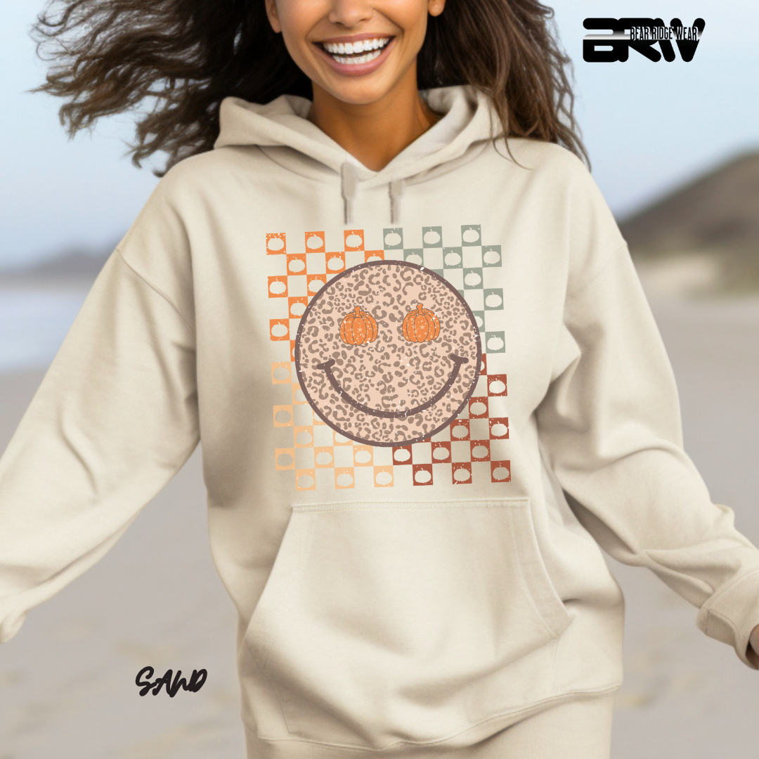 'Happy Face Pumpkin Eyes' Fall Hoodie