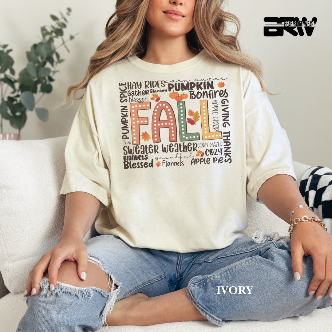 'Fall Hay Rides etc' Fall Tee