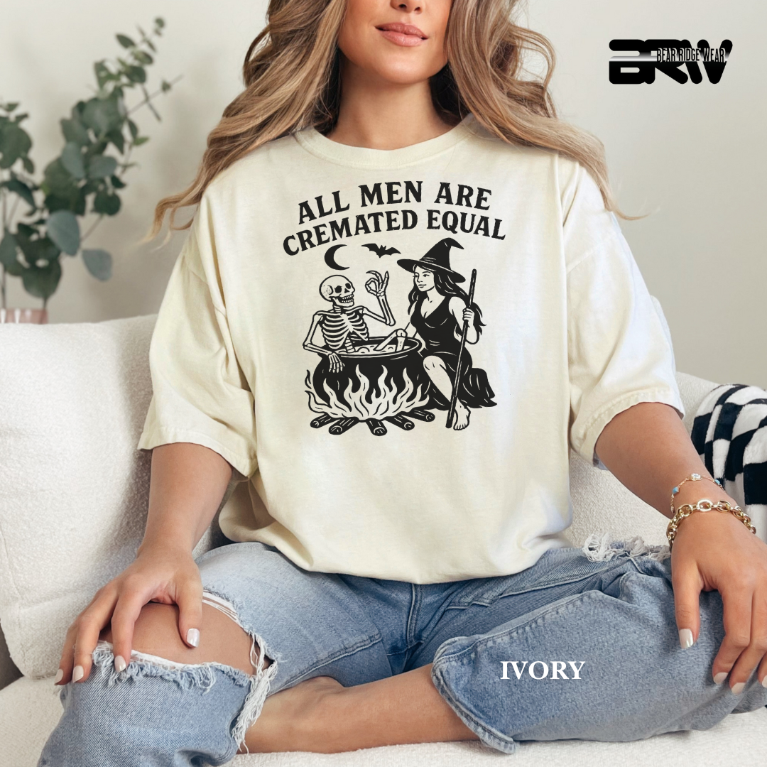 'All men are cremated equally' Fall Tee