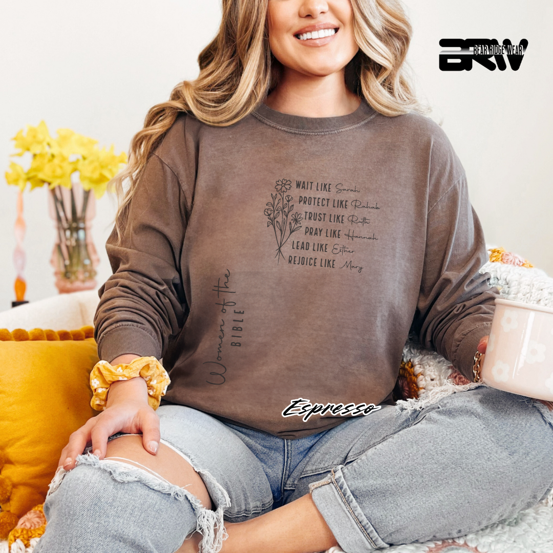 'Women of the Bible' Long-Sleeve Faith Tee