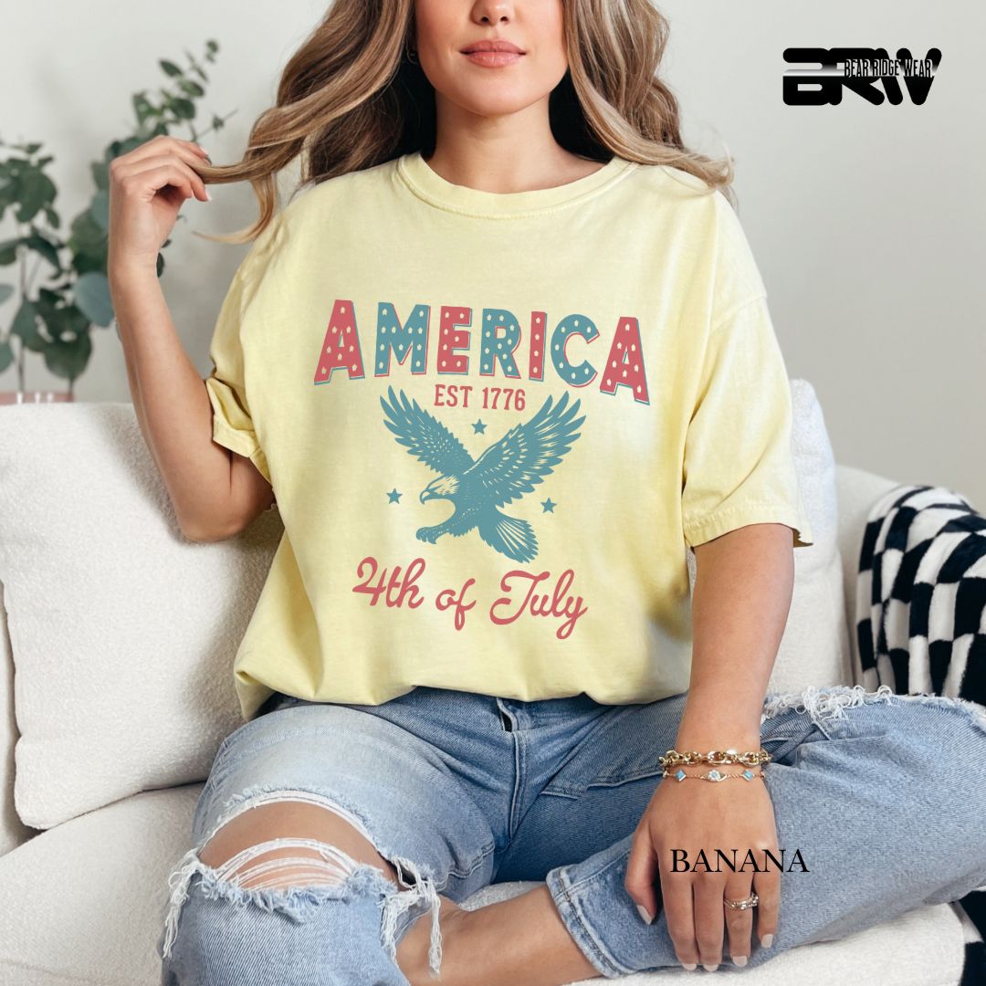America 1776- Patriotic Tee