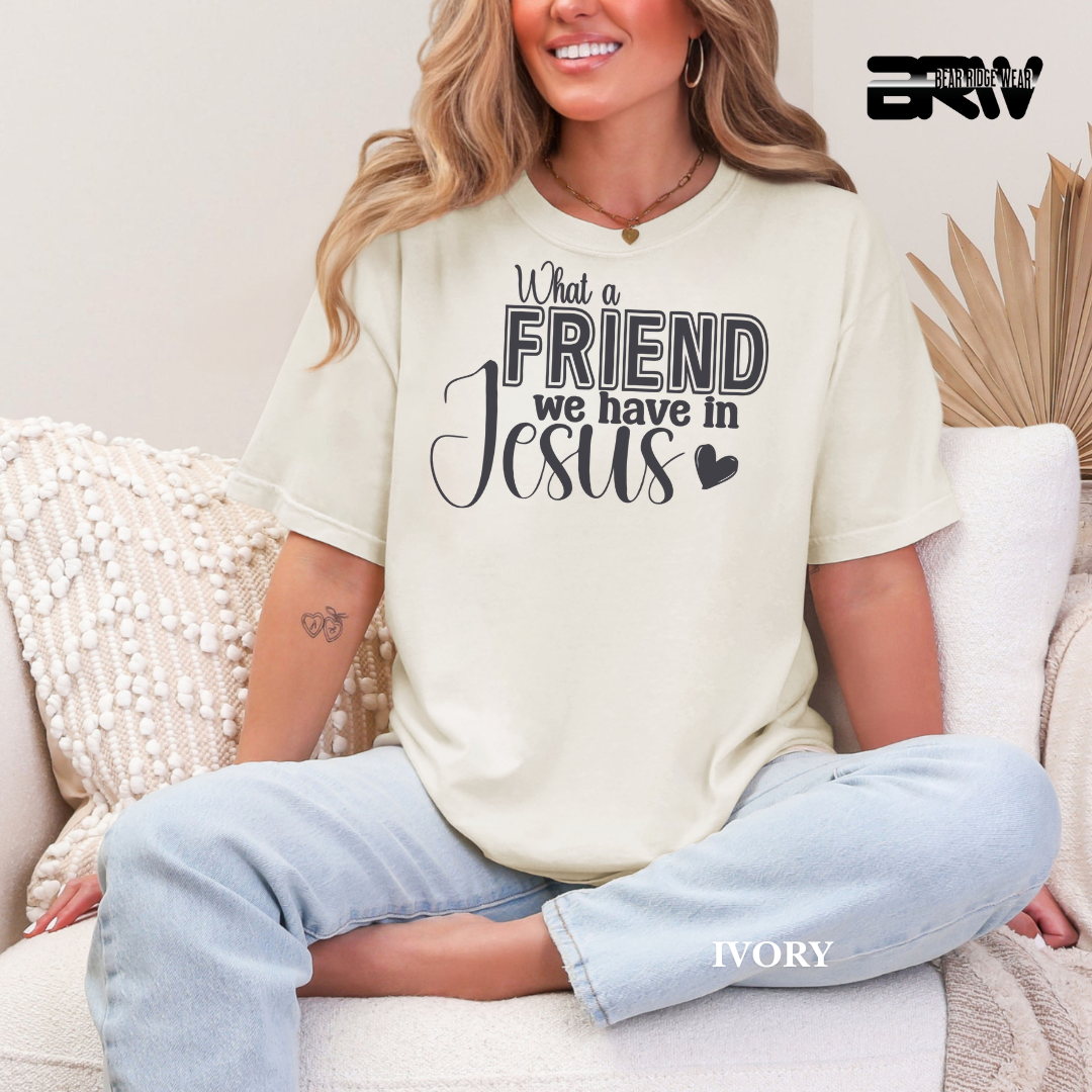 'What A Friend We Have In Jesus' Faith Tee