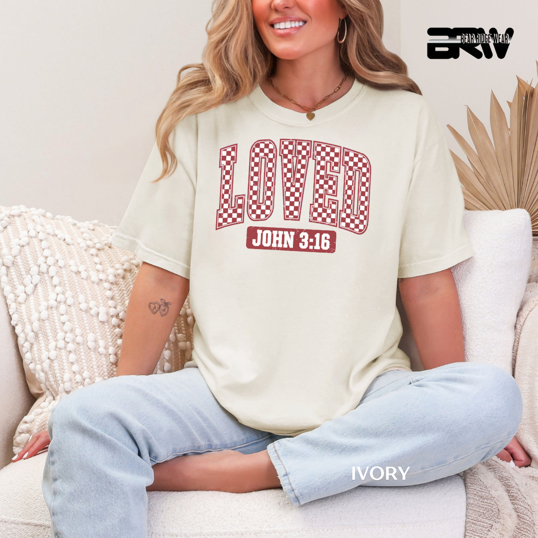 'Loved John 3-16' Faith Tee