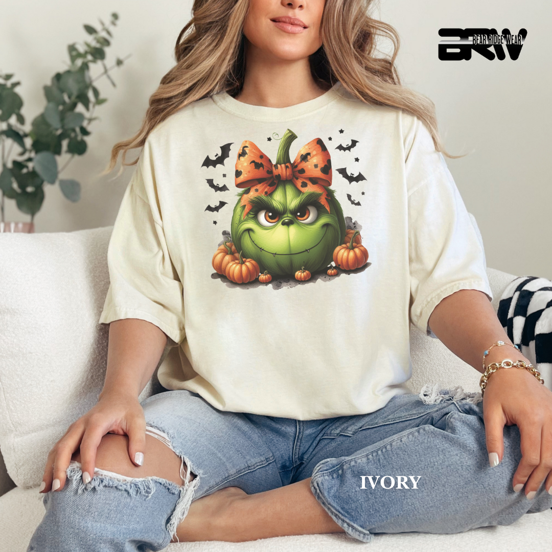 'Grinch Pumpkin' Fall Tee