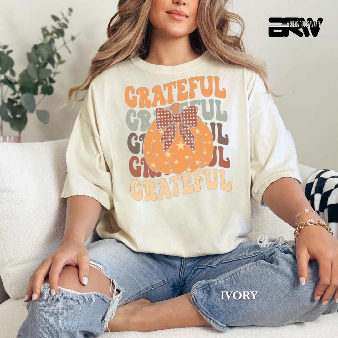 'Grateful Pumpkin' Fall Tee
