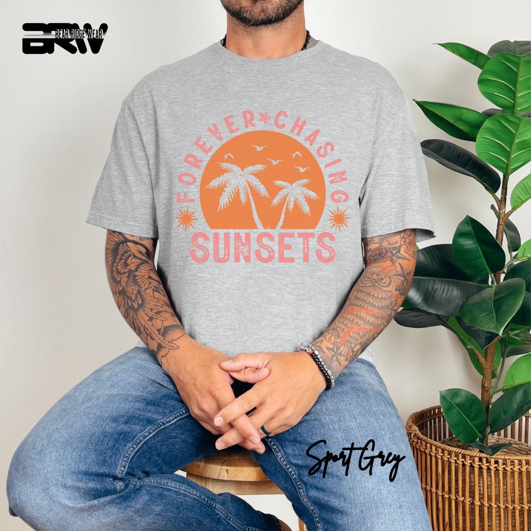 'Forever Chasing Sunsets' Summer T- Shirt