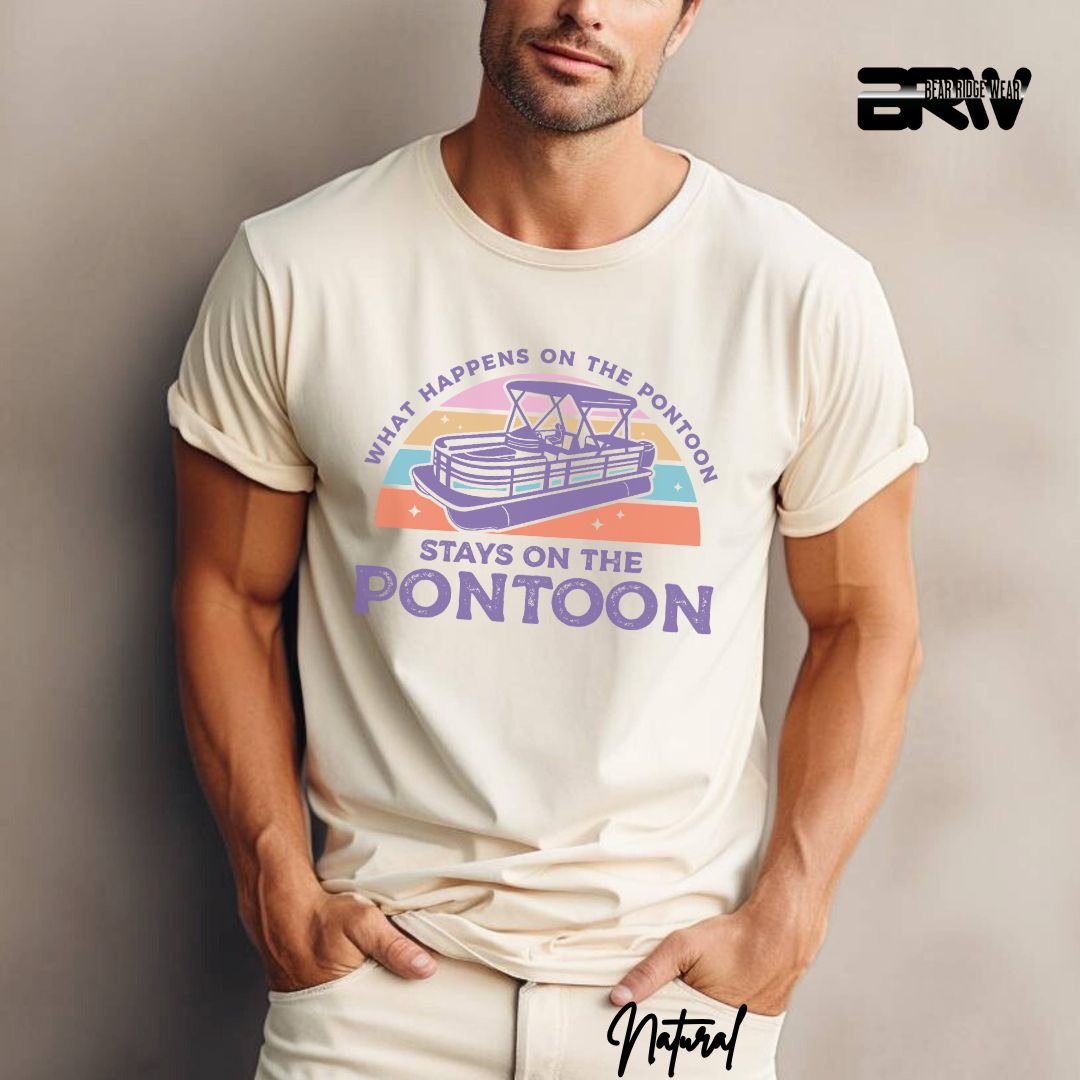 'What Happens To Pontoon' T- Shirt