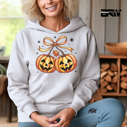 'Pumpkin Cherries' Fall Hoodie