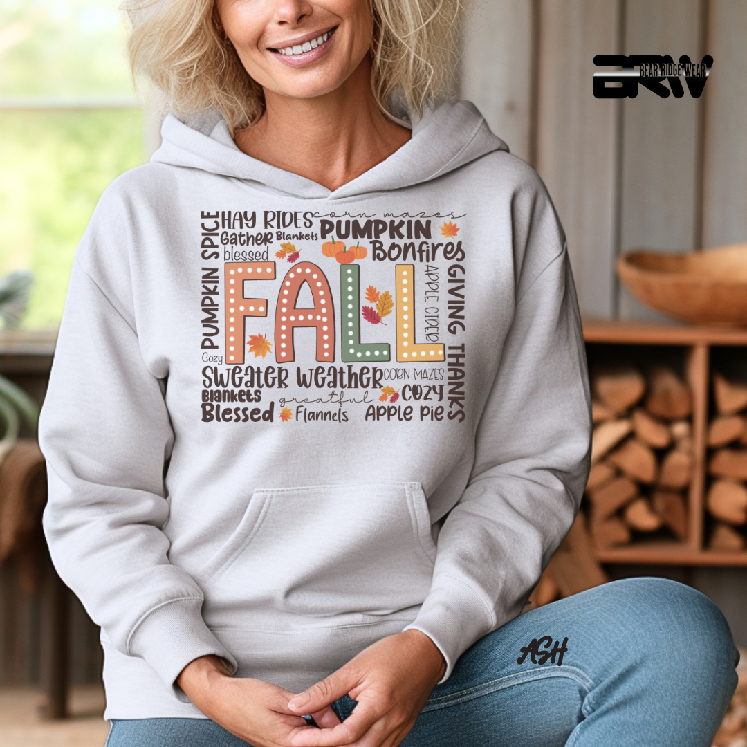 'Fall Hay Rides etc' Fall Hoodie