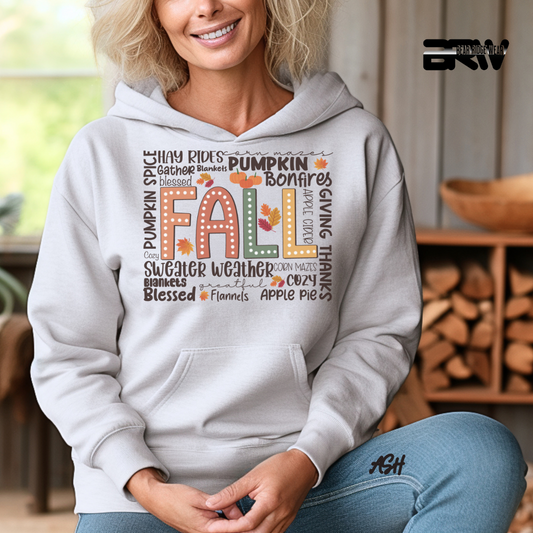 'Fall Hay Rides etc' Fall Hoodie