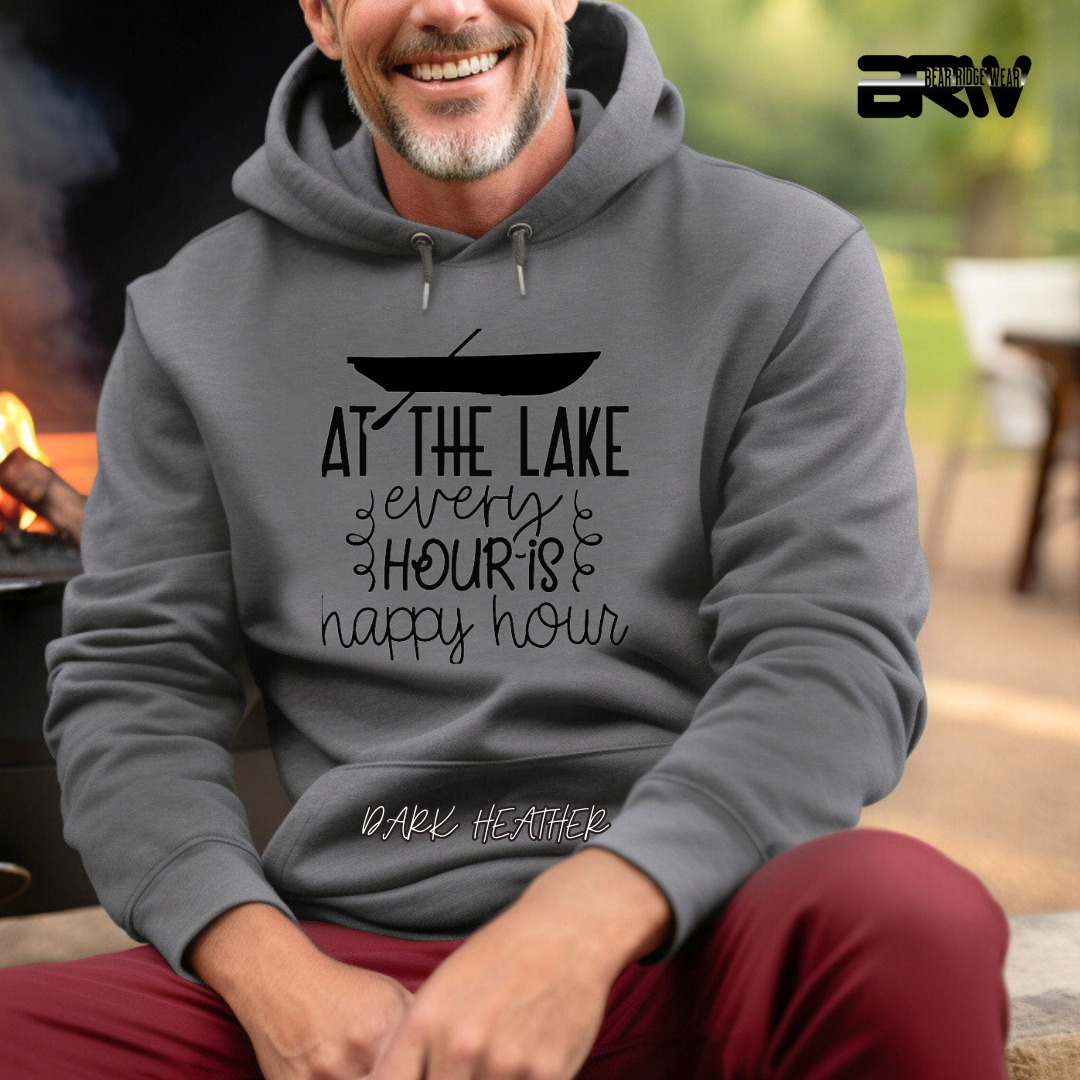 'At the Lake Every Hour is Happy Hour' Hoodie
