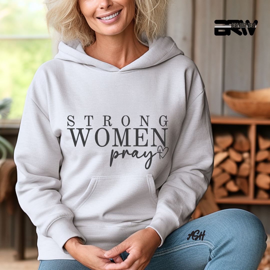 'Strong Woman Pray'  Faith Hoodie