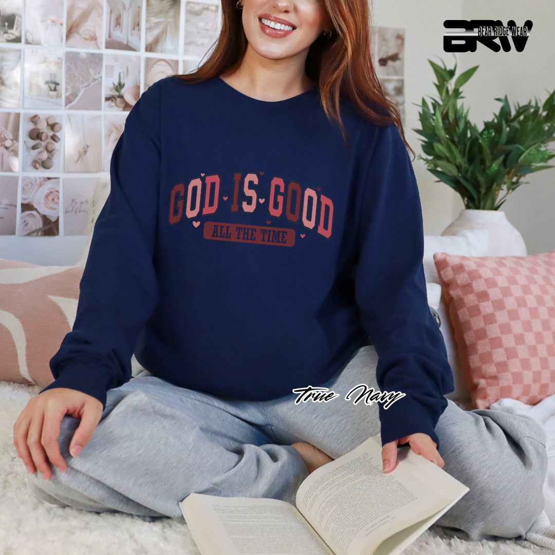 'God Is Good All The Time' Long Sleeve Tee