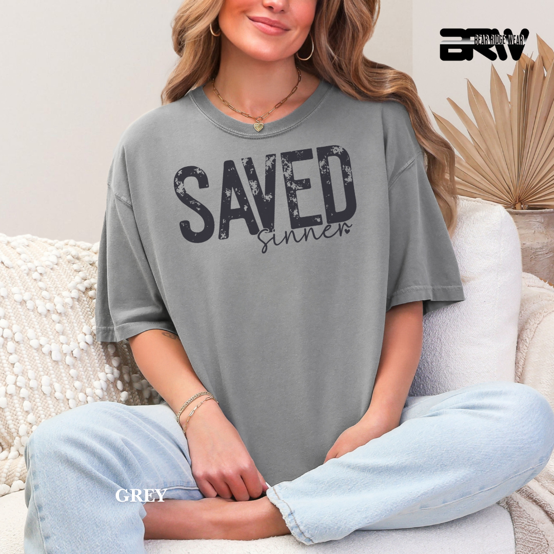 'Saved Sinner' Faith Tee