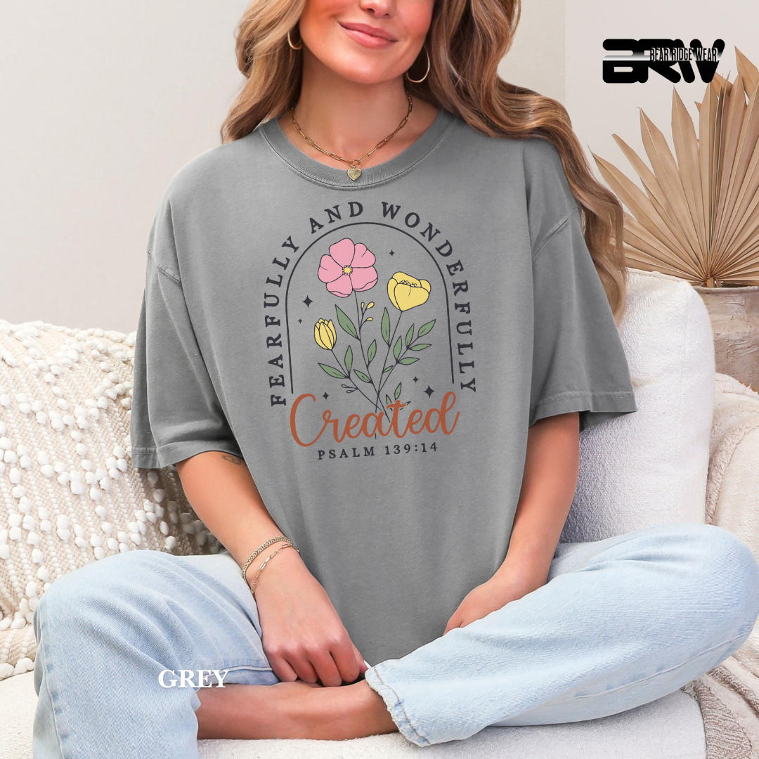 'Fearfully Created' Faith Tee