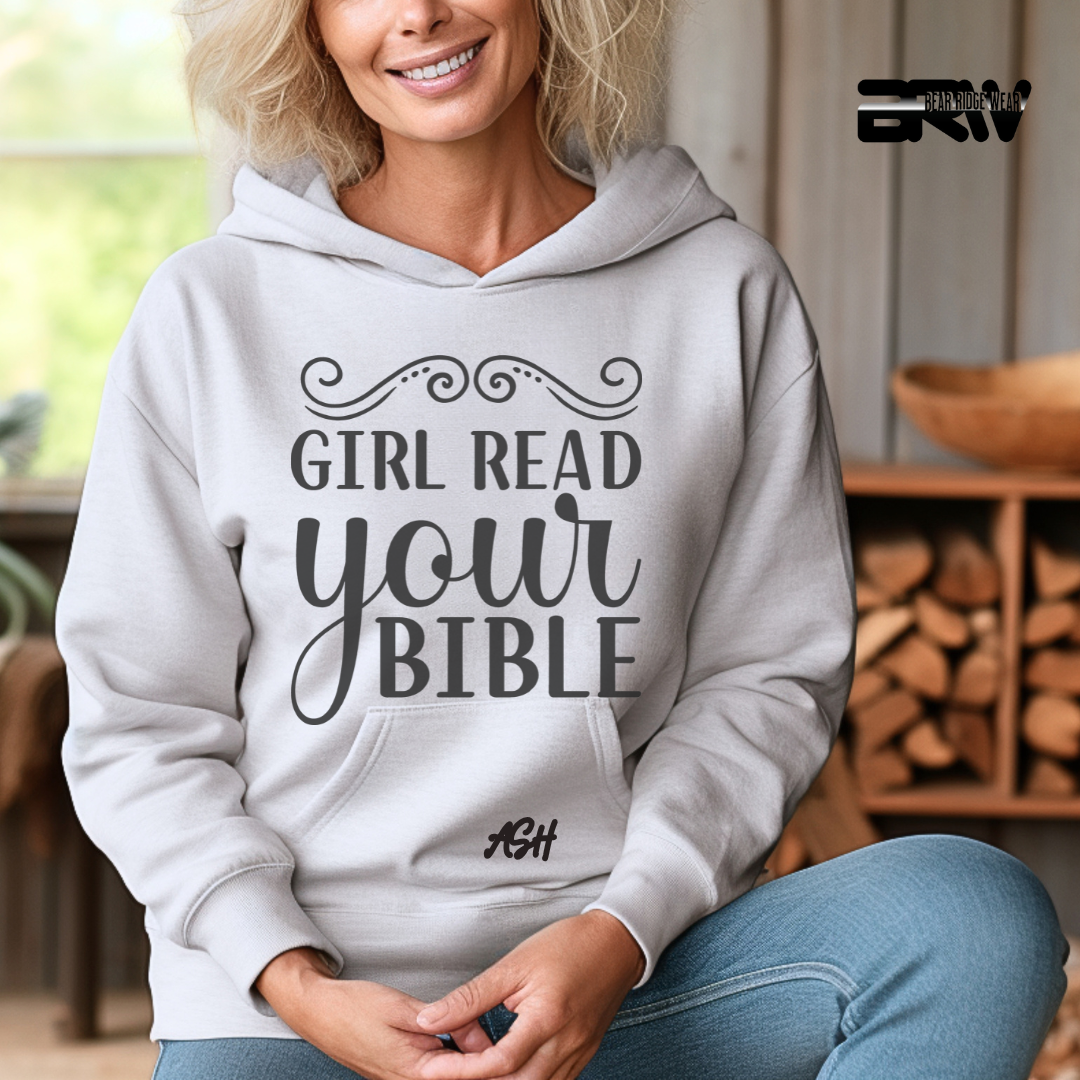 'Girl Read Your Bible' Faith Hoodie