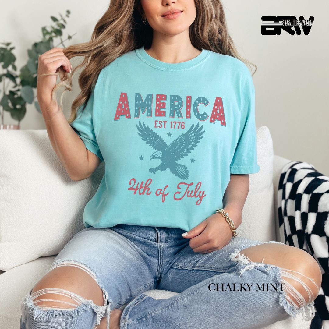 America 1776- Patriotic Tee