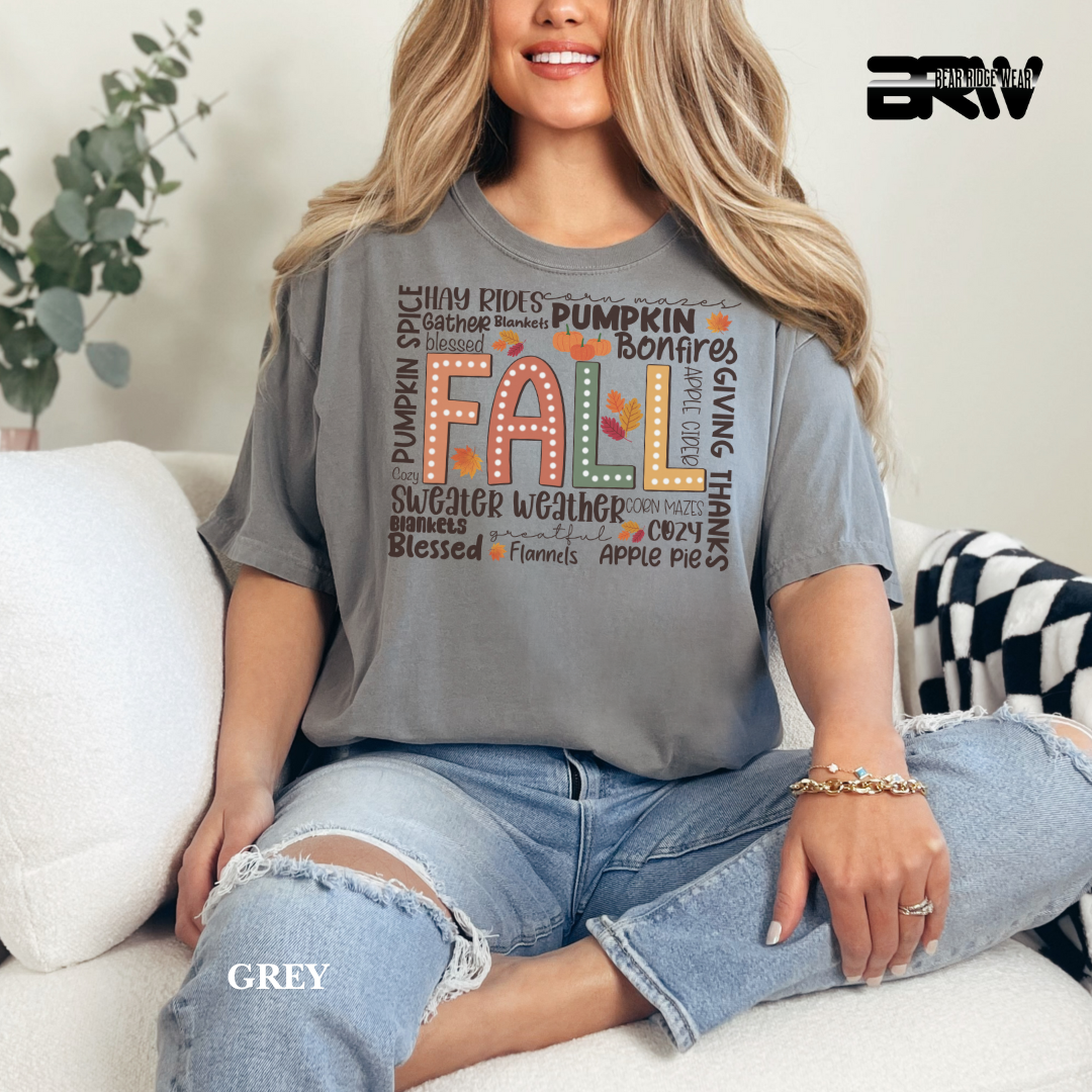 'Fall Hay Rides etc' Fall Tee