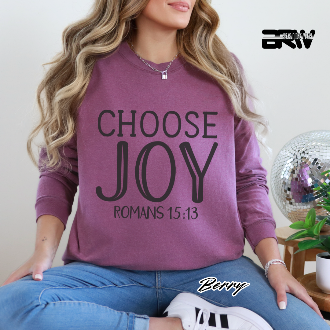 'Choose Joy' Long-Sleeve Tee