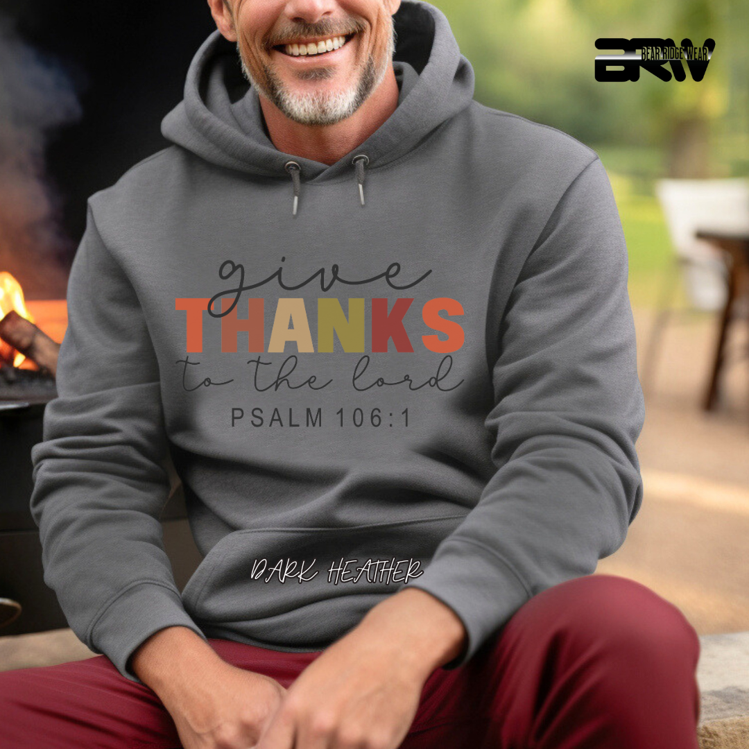 'Give Thanks To The Lord' Faith Hoodie