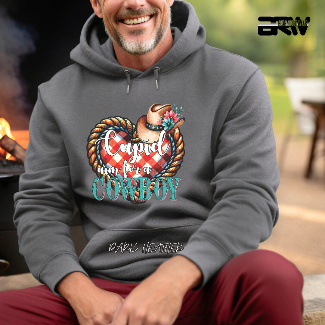 'Cupid Aim for a Cowboy' Hoodie