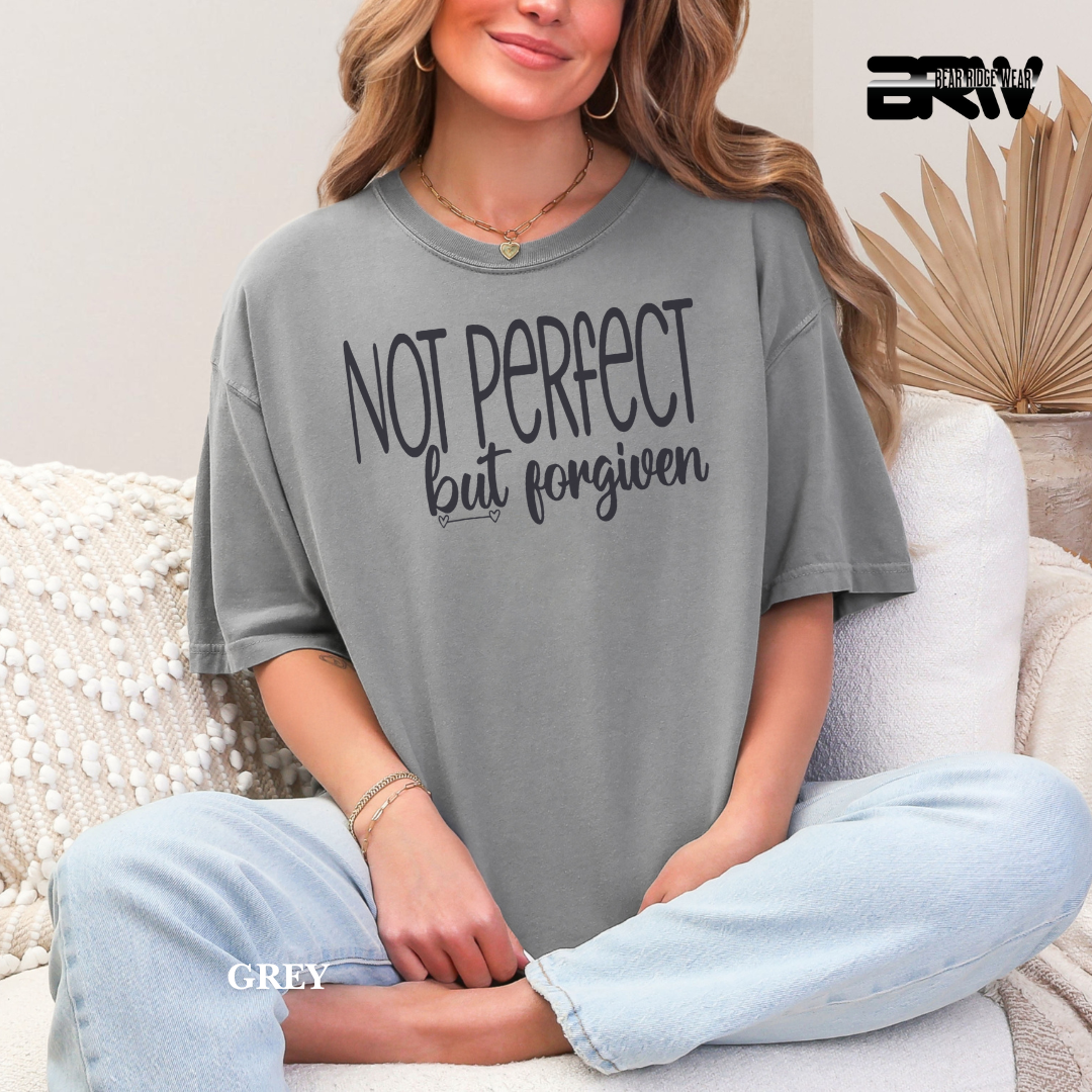 'Not Perfect But Forgiven' Faith Tee