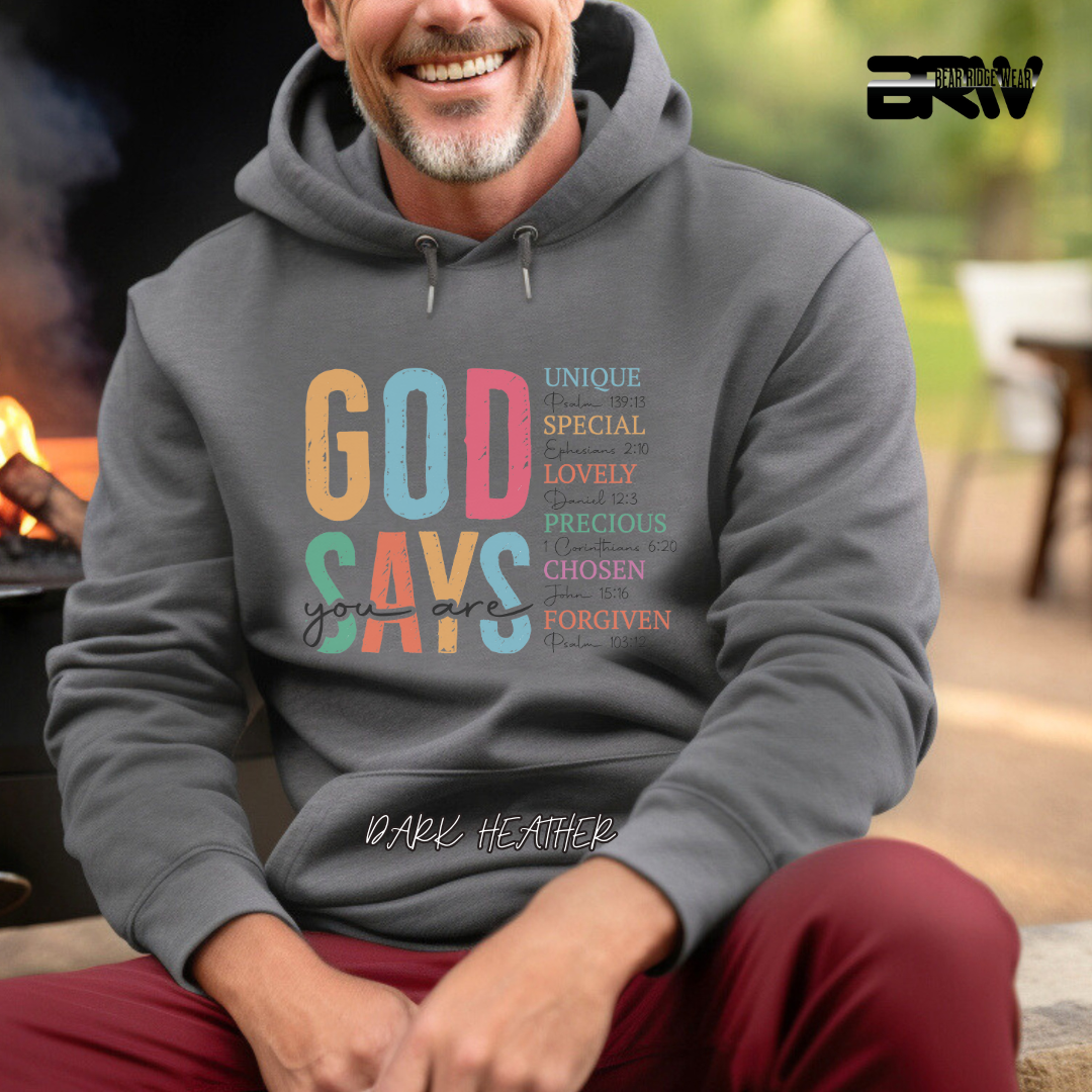 'God Says You Are' Faith Hoodie