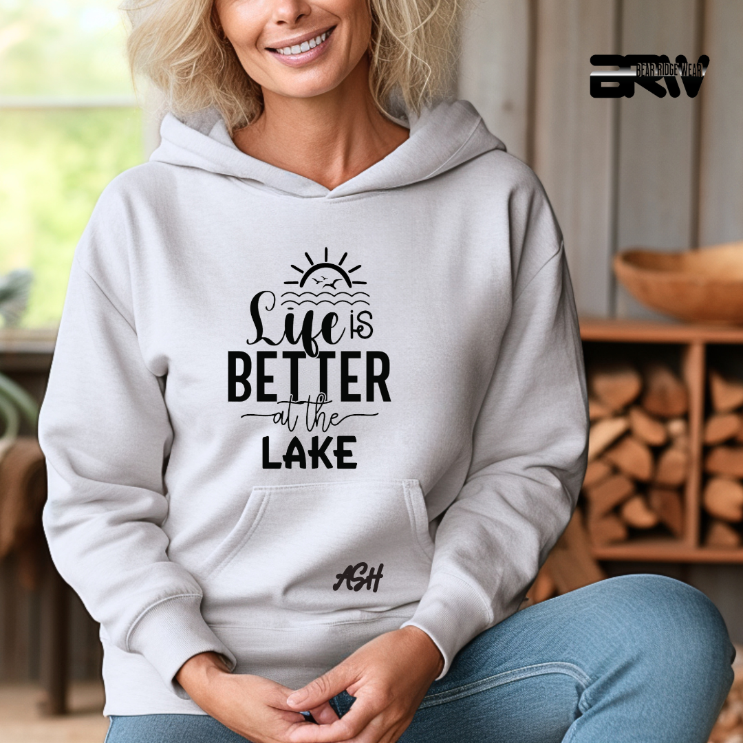 'Life is better at the lake' Hoodie