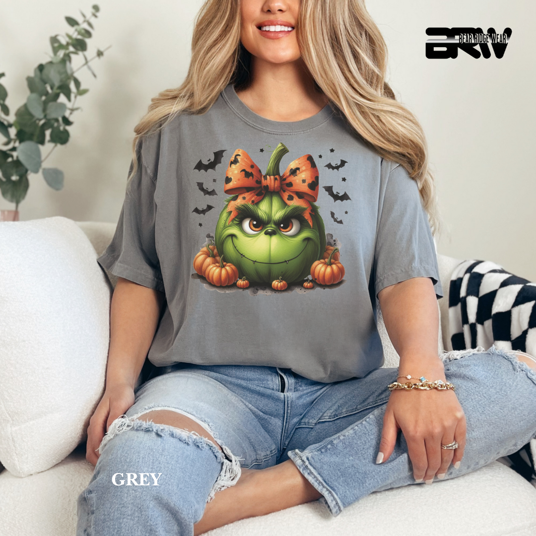 'Grinch Pumpkin' Fall Tee