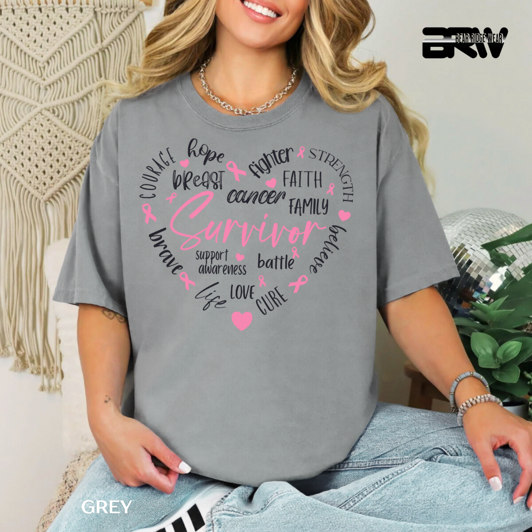 'Survivor Heart' Awareness Tee