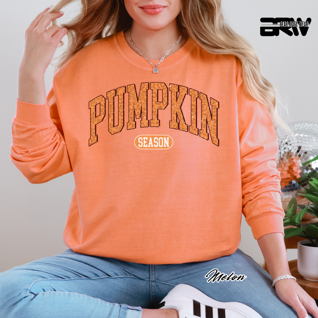 'Pumpkin Season' Fall Long-Sleeve Tee