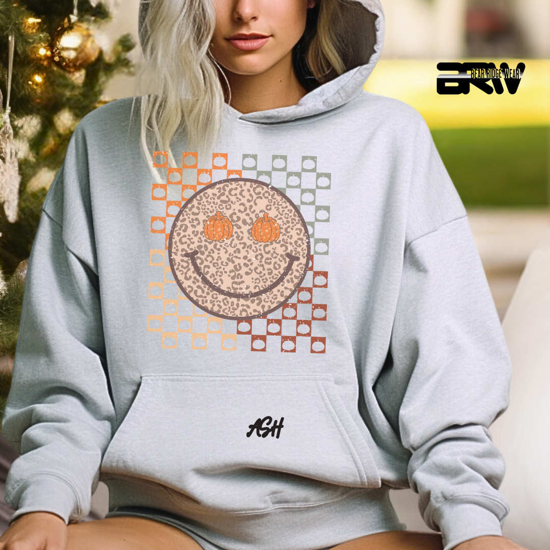 'Happy Face Pumpkin Eyes' Fall Hoodie