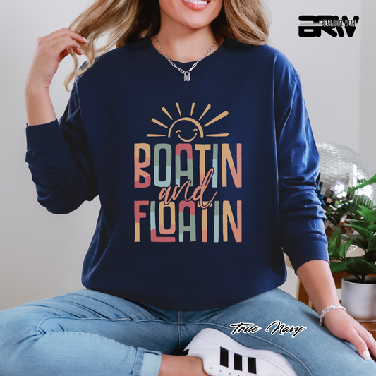 'Boat In and Float In' Long Sleeve Tee