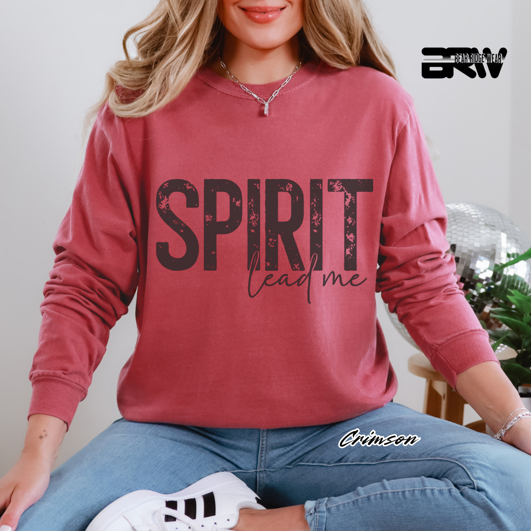 'Spirit Lead Me' Long-Sleeve Faith Tee
