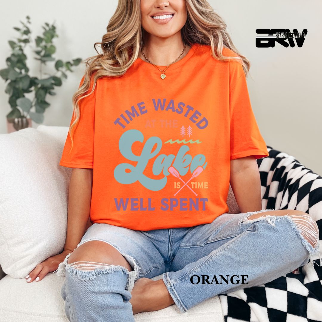 'Time Wasted At The Lake'  Summer Tee