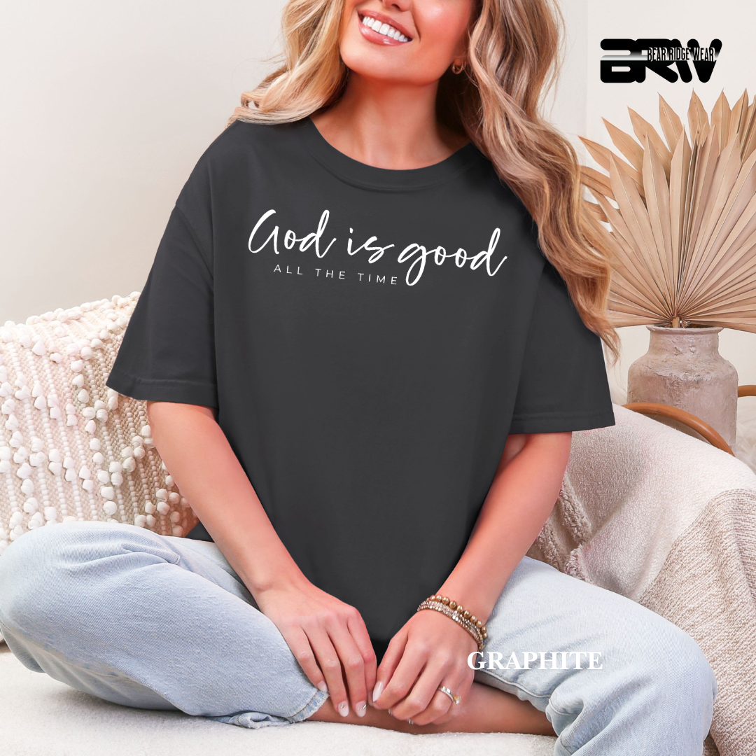 'God Is Good-White' Faith Tee