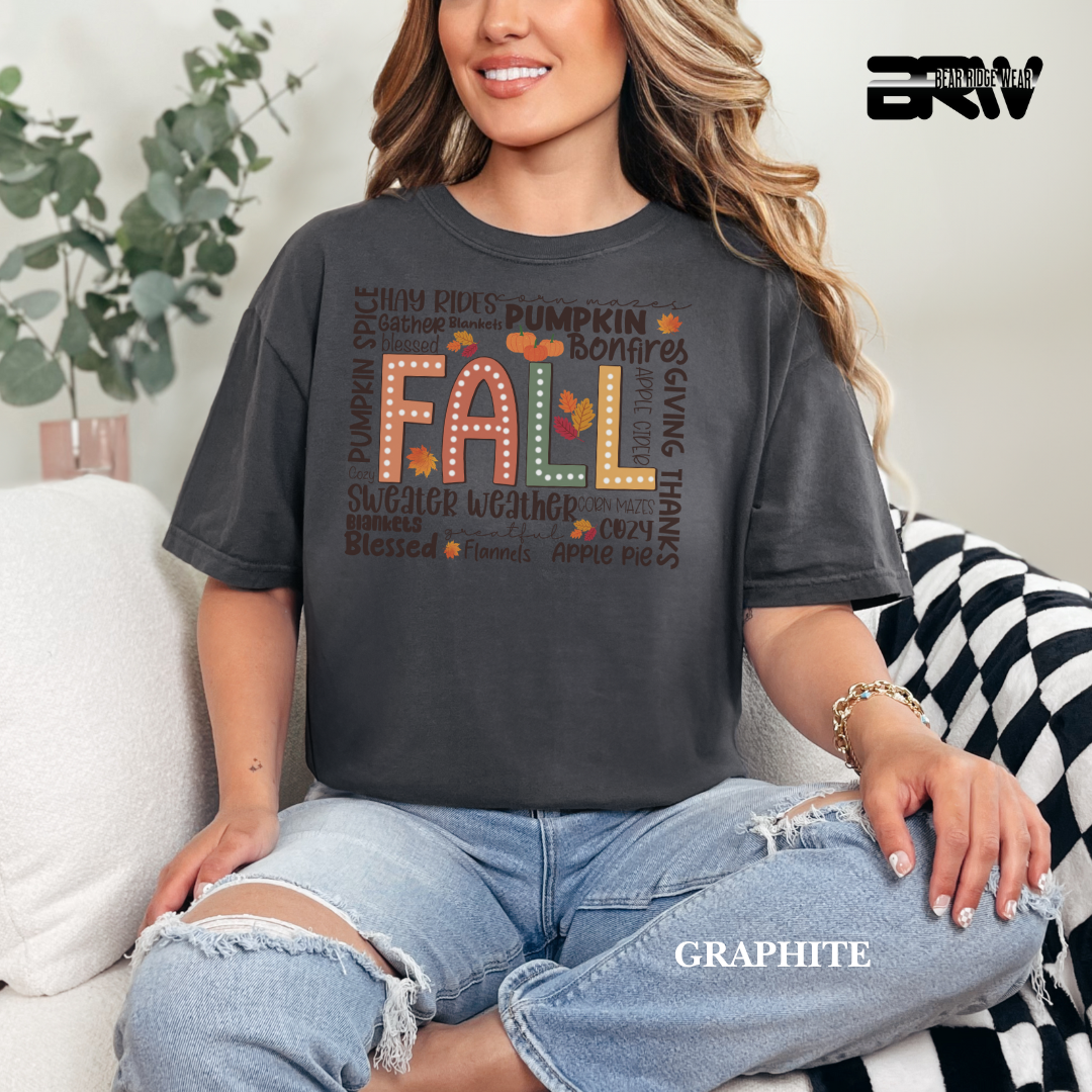 'Fall Hay Rides etc' Fall Tee
